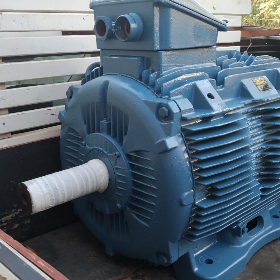 Motor elétrico pintado e pronto para entrega em Sabará MG